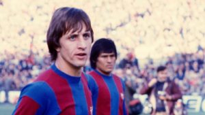 Johan Cryuff, pemain Belanda yang juga legenda di Barcelona