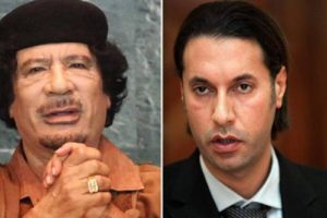 Muammar Gaddafi dan anaknya Muttasim