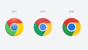 Perubahan logo Google Chrome 