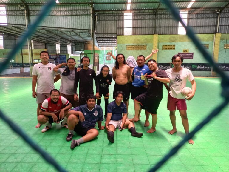 Jaga Kondisi Saat Cuaca Ekstrem, Jurnalis Yogyakarta Olahraga Futsal